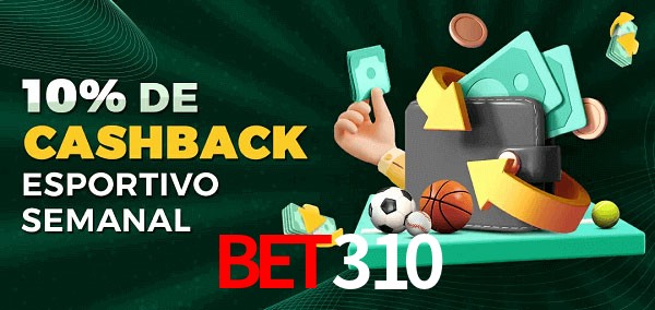 10% de bônus de cashback na bet310